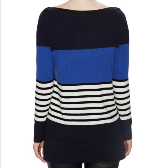 Kate Spade New York Amari Wool Blend Sweater Size M Stripe - Picture 2 of 11